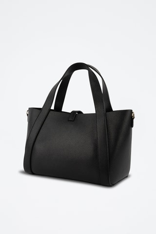 Leren Handtas en Clutch Picea - Zwart