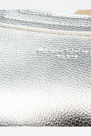 Leren Handtas Jini - Zilverkleurig