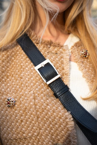 Leren Heuptasje - Zwart