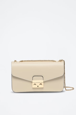 Leren Schoudertas Lova - Beige