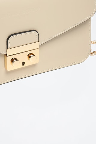 Leren Schoudertas Lova - Beige