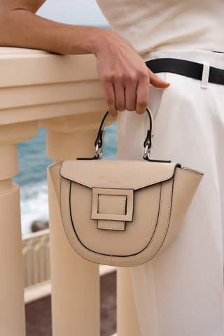 Leren Handtas Votti - Beige