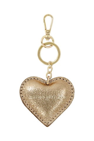 Leren Sleutelhanger Love - Goudkleurig