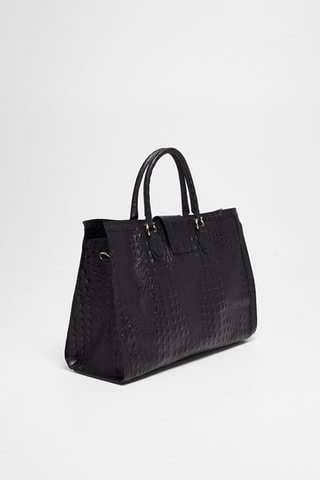 Leren Handtas Mara - Zwart