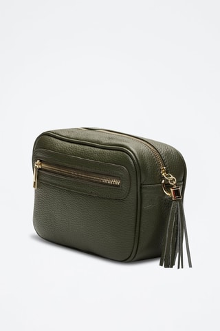 Leren Schoudertas Gaby - Groen