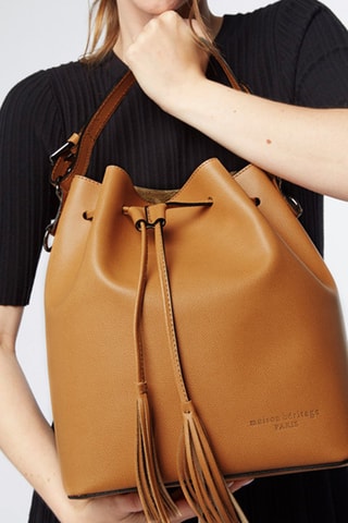 Leren Buideltas Jila - Camel