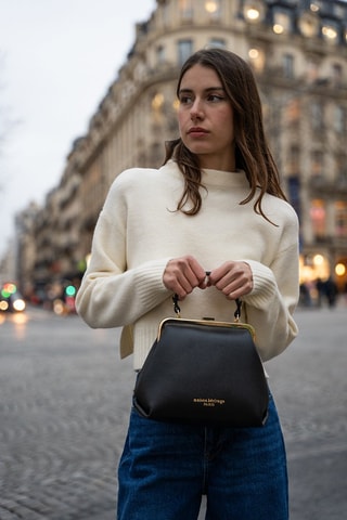 Leren Handtas Usse - Zwart