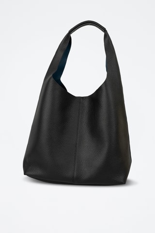 Leren Shopper Vif - Zwart