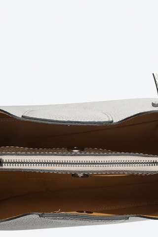 Leren Handtas Rama - Zilverkleurig