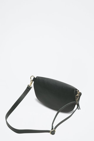 Leren Schoudertas Kimi Olijfgroen - Groen