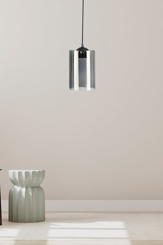 Hanglamp - Zwart en Donkergrijs - 40 W