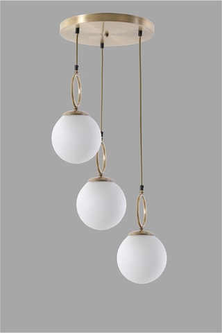 Hanglamp Morino - Goudkleurig - 3 x 60 W