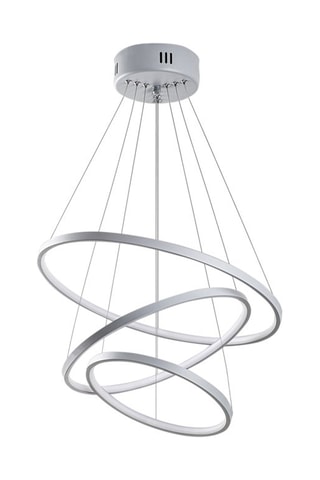 Candeeiro suspenso LED - Cinzento - 28 W