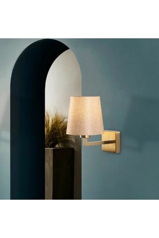 Wandlamp Profil - Goudkleurig en Crèmekleurig - 100 W