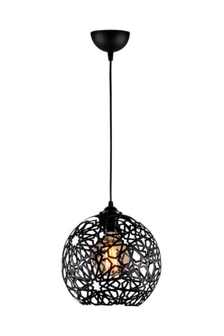 Candeeiro suspenso Fellini - Preto - 100 W