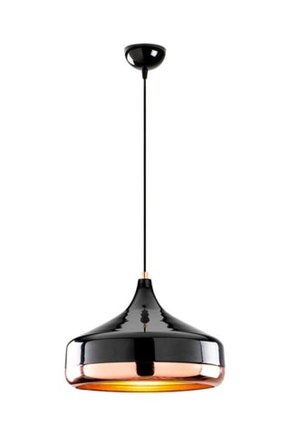 Hanglamp Yildo - Zwart en Goudkleurig - 40 W