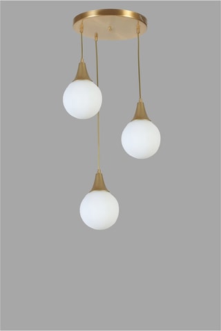 Hanglamp - Wit - 3 x 40 - 60 W