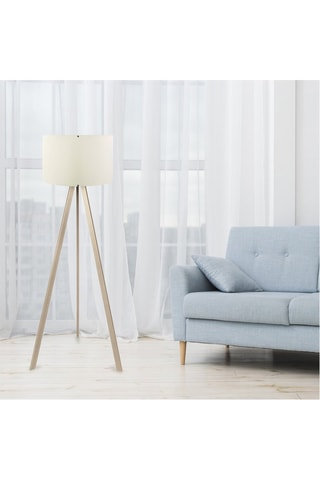 Staanlamp Simay - Goudkleurig - 60 W