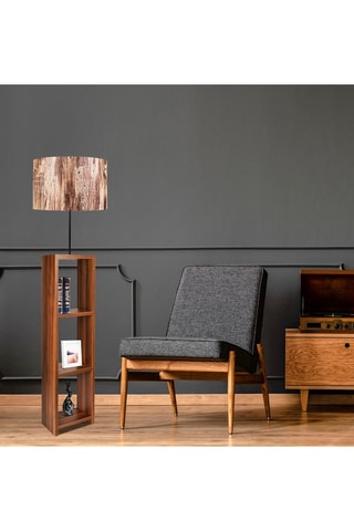 Staanlamp Ayd - Bruin en Beige