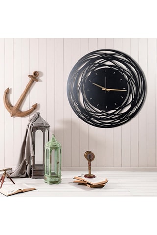 Klok 50 x 50 cm - Zwart