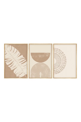 3 Wanddecoraties - 50 x 35 cm