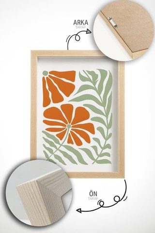 Houten Drieluik - 33 x 48 cm