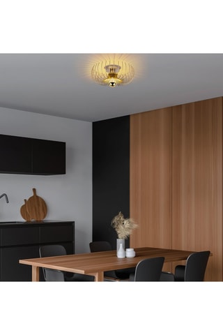 Plafondlamp Karsortel - Goudkleurig - 40 W