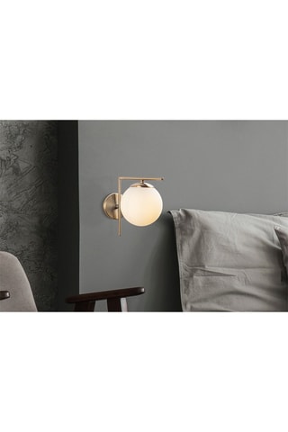 Wandlamp - Beige en Wit - 40 W