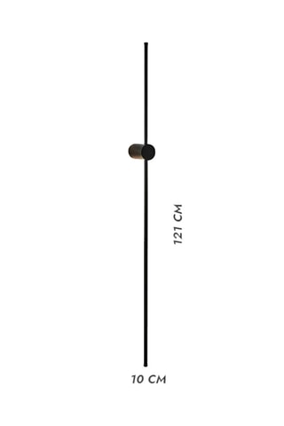 Ledwandlamp - Zwart - 24 W