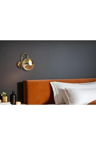 Wandlamp Küre - Goudkleurig - 60 W