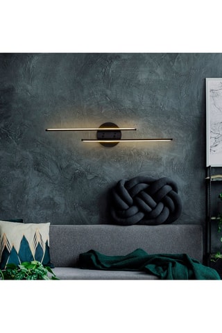 Wandlamp Umut - Zwart - 16 W