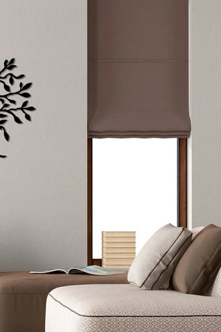 Houten Wanddecoratie Agac - 58 x 58 cm - Naturel en Zwart