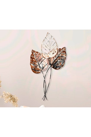 Wanddecoratie Fall 1 - Zwart en Bruin - 45 x 85 cm