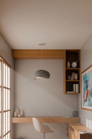 Hanglamp - Grijs - 40 W