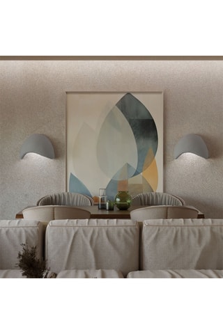 2 wandlampen - Lichtgrijs - 40 W