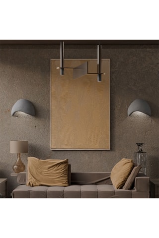 2 wandlampen - Lichtgrijs - 40 W