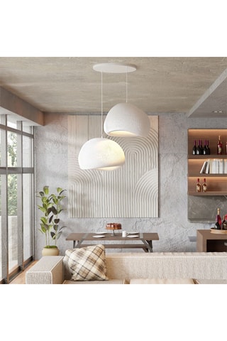 Hanglampen - Wit - 2 x 40 W