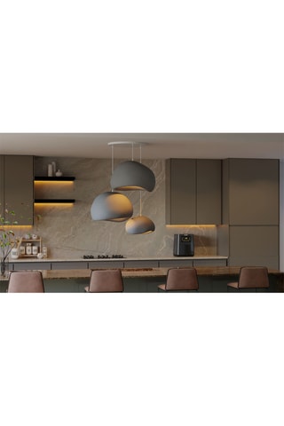 Hanglamp - Donkergrijs - 3 x 40 W