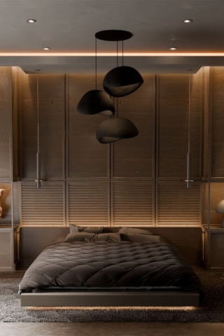 Hanglamp - Zwart - 3 x 40 W