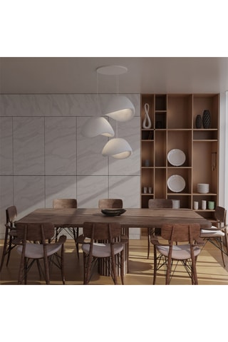 Hanglamp - Wit - 3 x 40 W