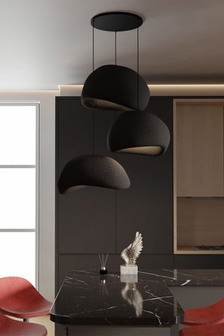 Hanglamp - Zwart - 3 x 40 W