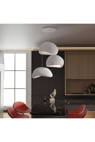 Hanglamp - Wit - 3 x 40 W