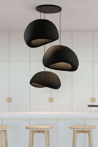 Hanglamp - Zwart - 3 x 40 W