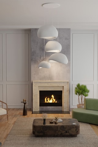 Hanglamp - Wit - 4 x 40 W