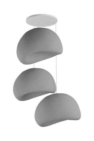 Hanglamp - Donkergrijs - 3 x 40 W