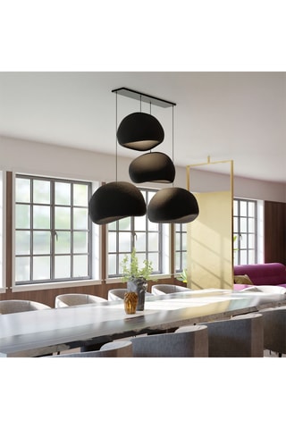 Hanglamp - Zwart - 4 x 40 W