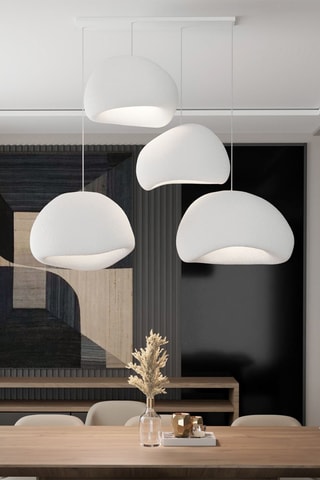 Hanglamp - Wit - 4 x 40 W