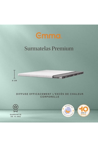 Surmatelas Second Life Emma Premium Flip reconditionné