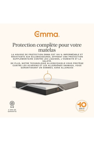 Ensemble protège-matelas Emma et surmatelas Premium Emma