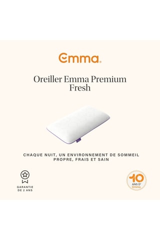 2 oreillers Premium Fresh Pillow Emma
